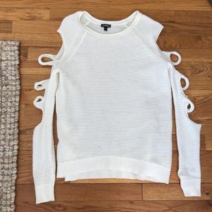 Express cream sweater